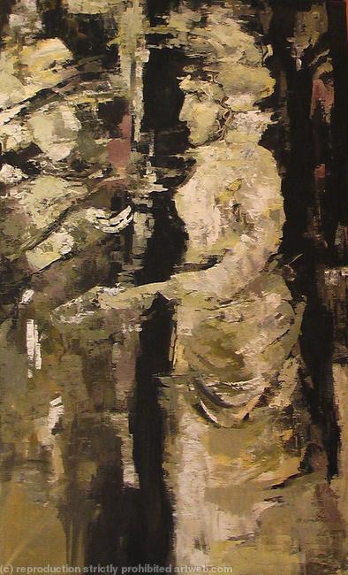Triptiek 'Volle Maan'. Wandeling | Triptych 'Full Moon'. Promenade